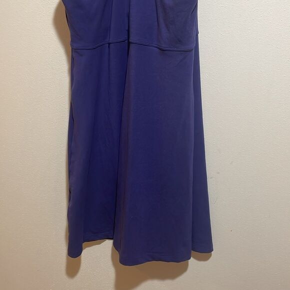 Prana Pristine Tank Dress Purple Strappy Racerback Athletic Active Size Small - Picture 9 of 11